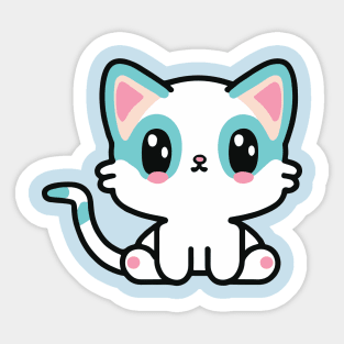 cute cat drawing Sticker